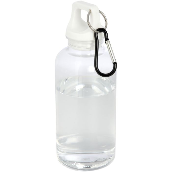 Oregon 400 ml RCS certified recycled plastic water bottle with carabiner Oregon 400 ml RCS certified recycled plastic water bottle with carabiner