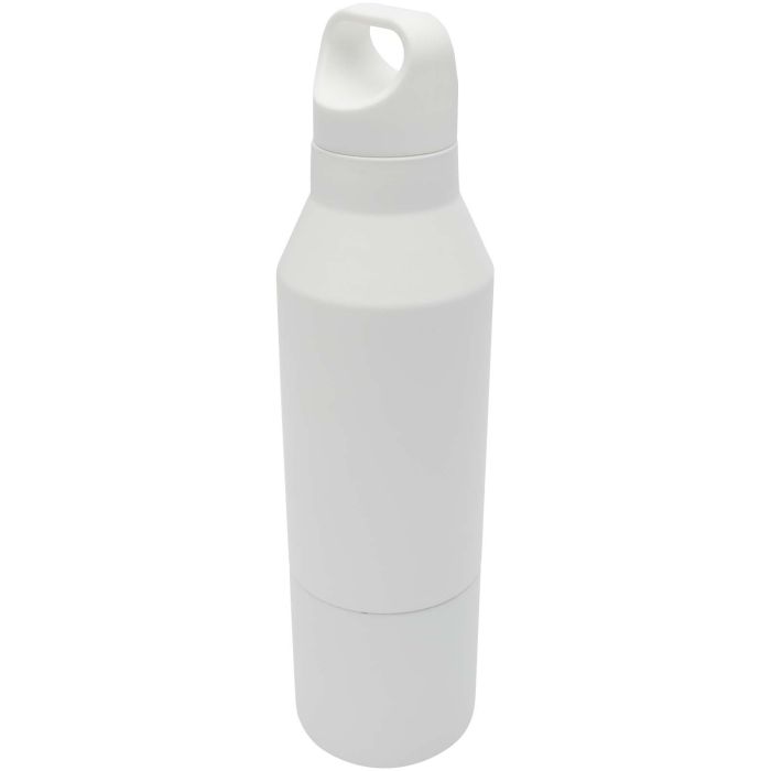 Odessy 600 ml RCS certified recycled stainless steel insulated bottle with 300 ml cup Odessy 600 ml RCS certified recycled stainless steel insulated bottle with 300 ml cup
