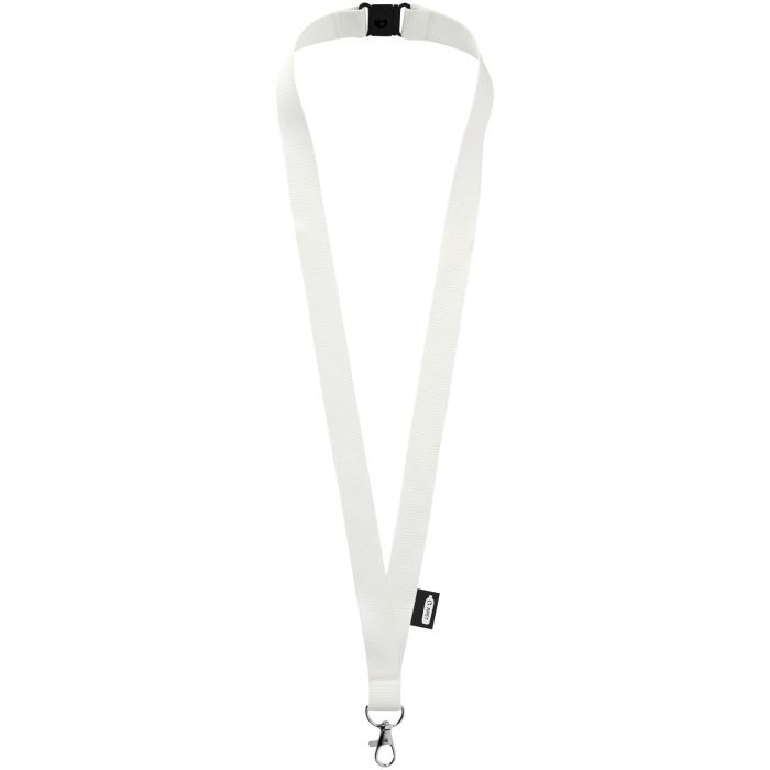 Tom recycled PET lanyard with breakaway closure Tom recycled PET lanyard with breakaway closure
