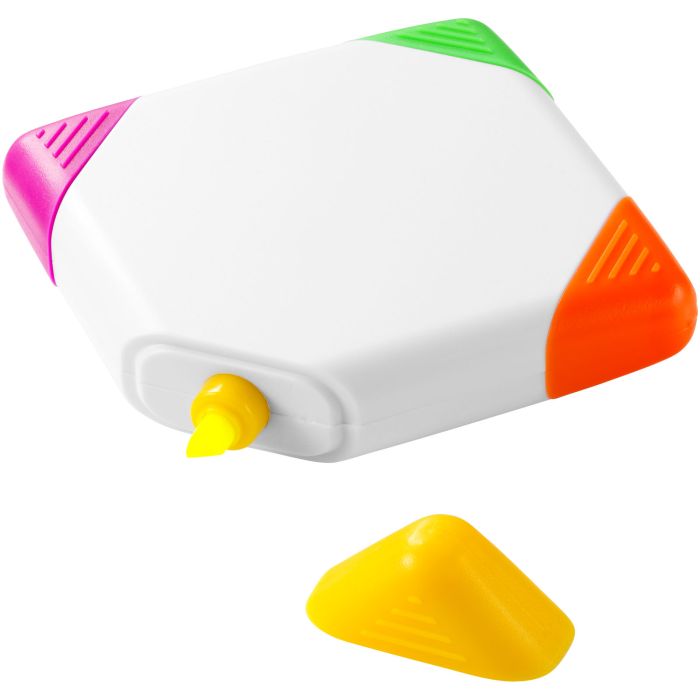 Trafalgar square-shaped 4-colour highlighter Trafalgar square-shaped 4-colour highlighter