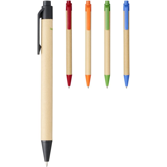 Berk recycled carton and corn plastic ballpoint pen (black ink) Berk recycled carton and corn plastic ballpoint pen (black ink)