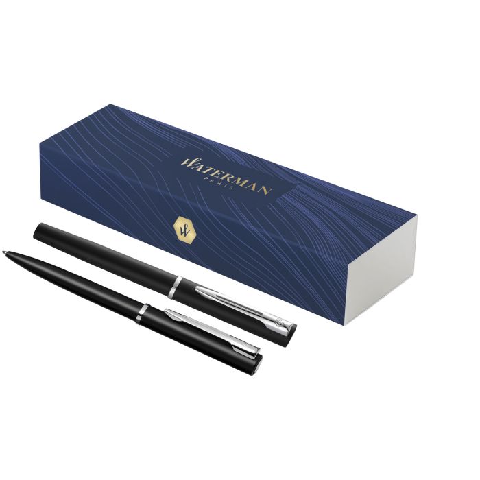 Waterman Allure ballpoint and rollerball pen set (blue ink) Waterman Allure ballpoint and rollerball pen set (blue ink)