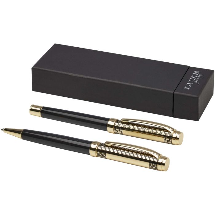 Legato ballpoint and rollerball pen set (blue ink) Legato ballpoint and rollerball pen set (blue ink)