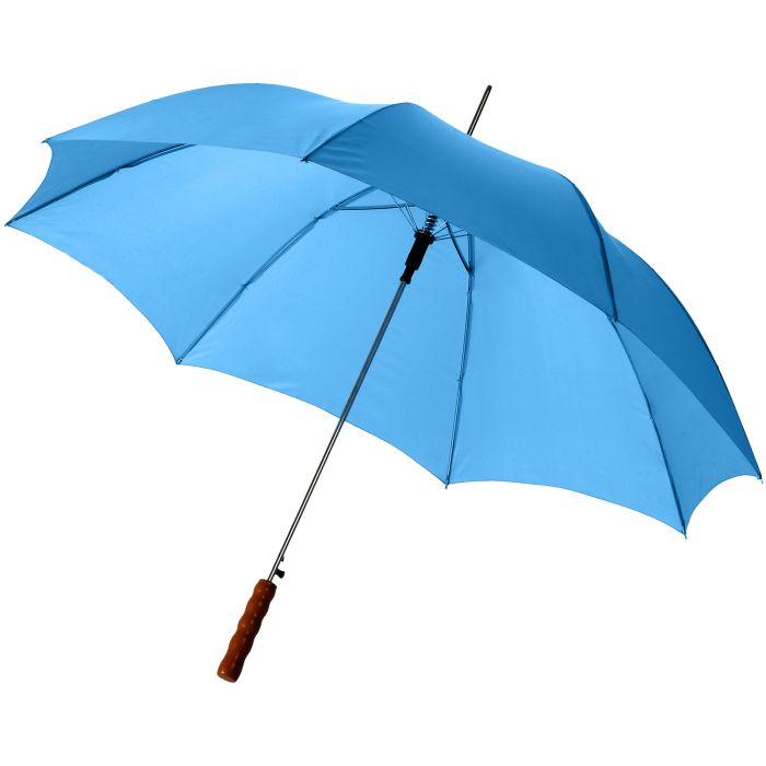 Lisa 23" auto open umbrella with wooden handle Lisa 23" auto open umbrella with wooden handle