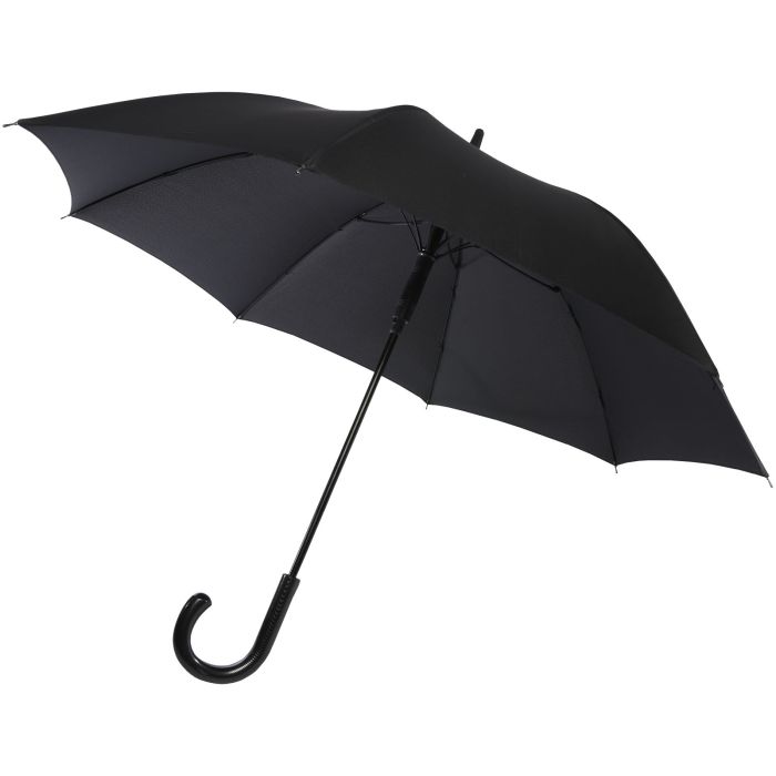 Fontana 23" auto open umbrella with carbon look and crooked handle Fontana 23" auto open umbrella with carbon look and crooked handle