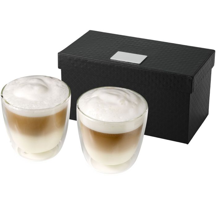 Boda 2-piece glass coffee cup set Boda 2-piece glass coffee cup set