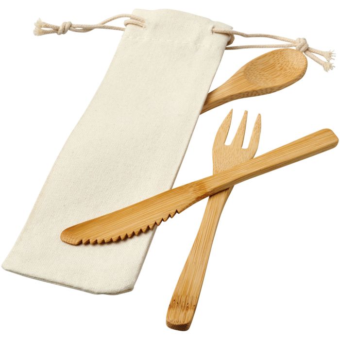 Celuk bamboo cutlery set Celuk bamboo cutlery set