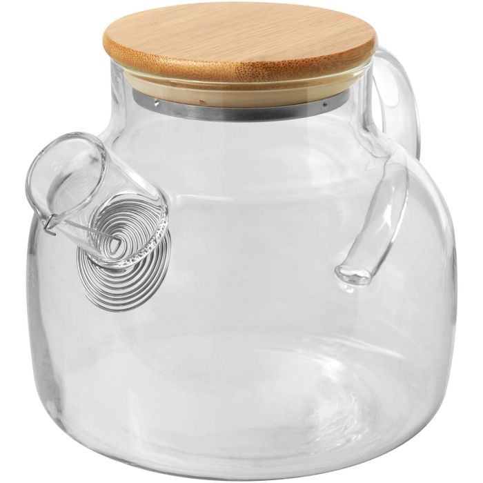 Zen tea pot with strainer and bamboo lid Zen tea pot with strainer and bamboo lid