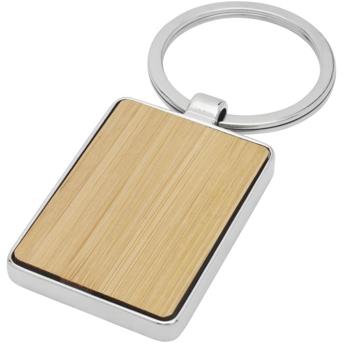 Neta bamboo rectangular keychain Neta bamboo rectangular keychain