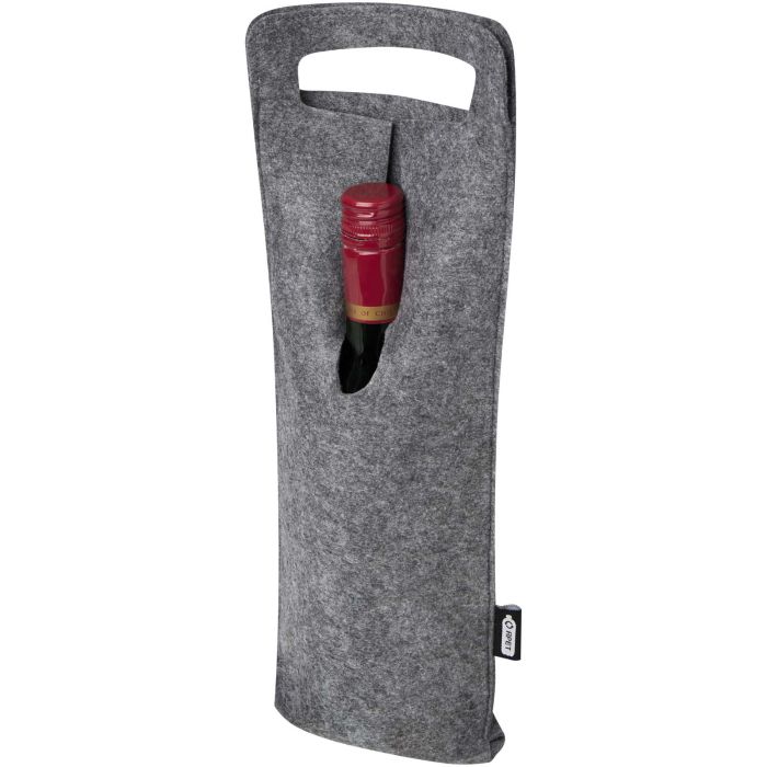 Felta 75 cl GRS recycled felt wine bag Felta 75 cl GRS recycled felt wine bag
