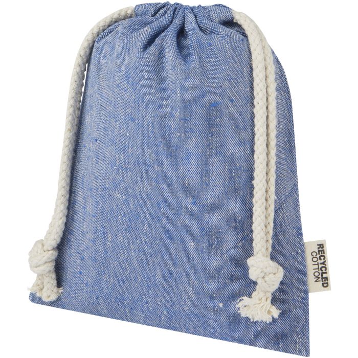 Pheebs 150 g/m² GRS recycled cotton gift bag small 0.5L Pheebs 150 g/m² GRS recycled cotton gift bag small 0.5L