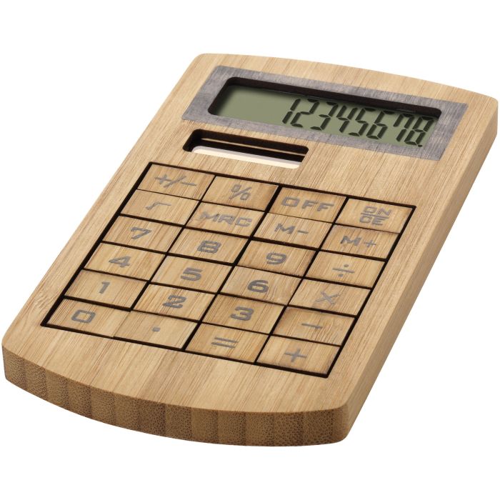 Eugene calculator made of bamboo Eugene calculator made of bamboo