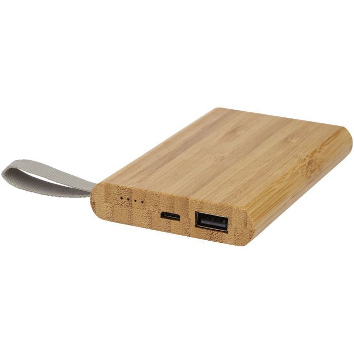 Tulda 5000 mAh bamboo power bank Tulda 5000 mAh bamboo power bank