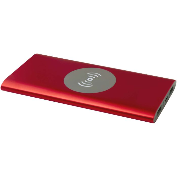 Juice 8000 mAh Type-C recycled aluminium wireless power bank Juice 8000 mAh Type-C recycled aluminium wireless power bank