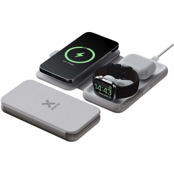 Xtorm XWF31 15W foldable 3-in-1 wireless travel charger Xtorm XWF31 15W foldable 3-in-1 wireless travel charger