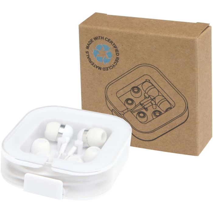 Baekdu wired Type-C headset with recycled plastic storage box Baekdu wired Type-C headset with recycled plastic storage box