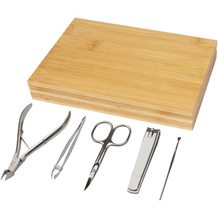 Ladia 5-piece bamboo manicure set Ladia 5-piece bamboo manicure set