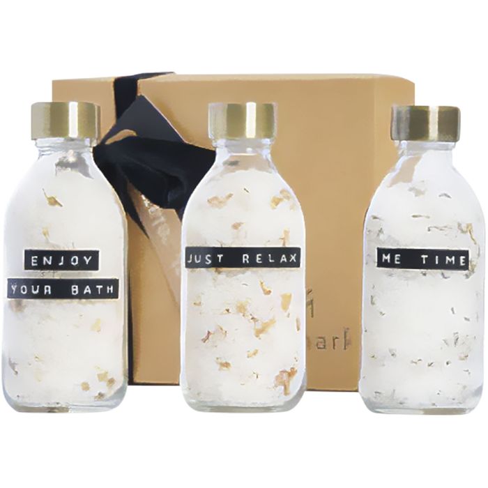 Wellmark Just Relax 3-piece 200 ml bath salt gift set Wellmark Just Relax 3-piece 200 ml bath salt gift set