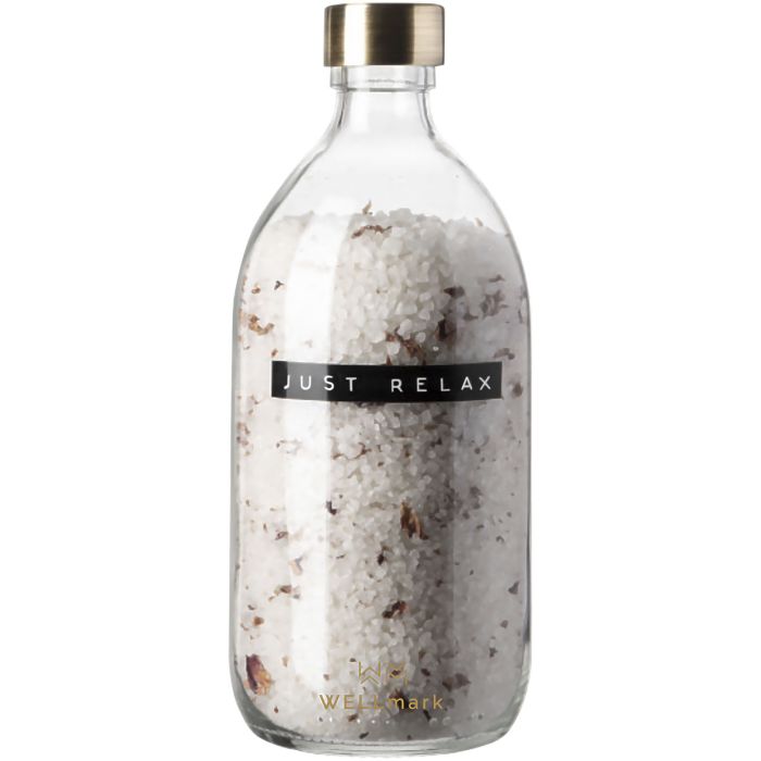 Wellmark Just Relax 500 ml bath salt - roses fragrance Wellmark Just Relax 500 ml bath salt - roses fragrance