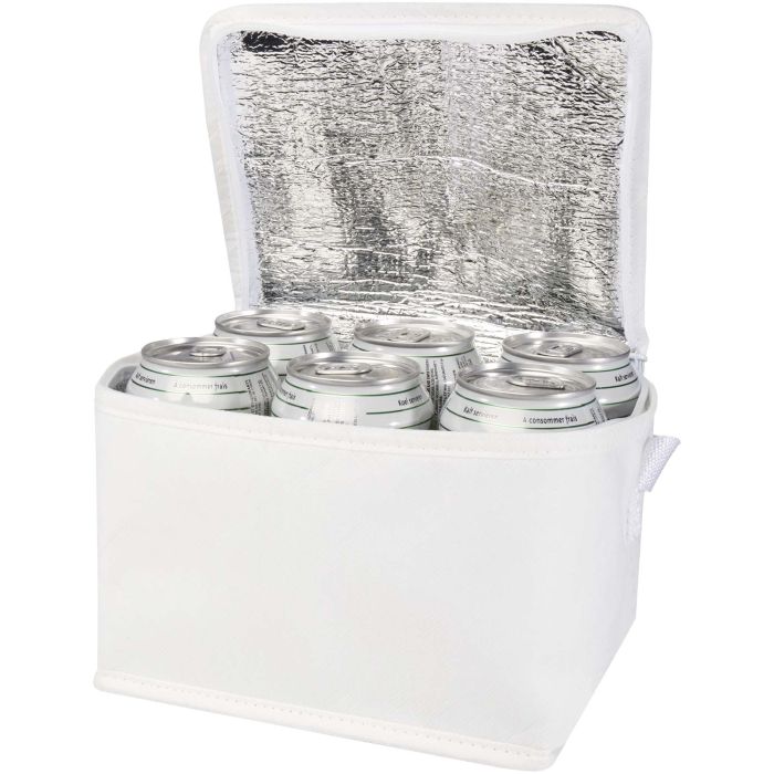 Spectrum 6-can recycled non-woven cooler bag 4L Spectrum 6-can recycled non-woven cooler bag 4L