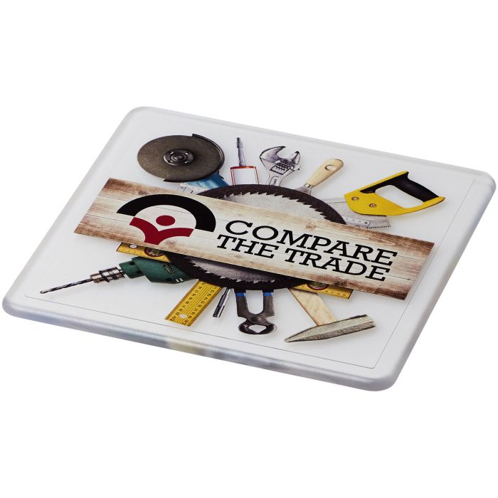 Renzo square plastic coaster Renzo square plastic coaster