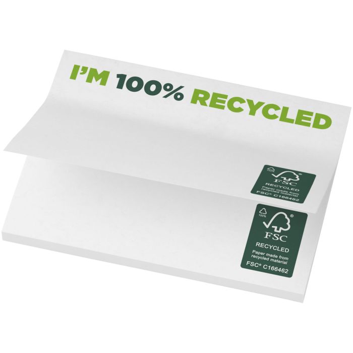 Sticky-Mate® recycled sticky notes 100x75 mm Sticky-Mate® recycled sticky notes 100x75 mm