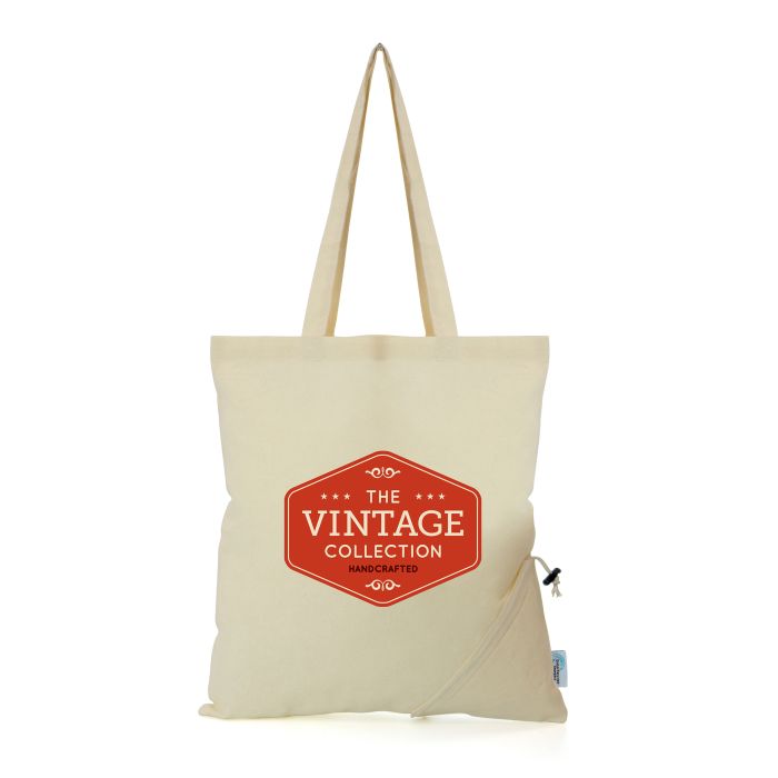 Eccleston Recycled Cotton Foldable Shopper Eccleston Recycled Cotton Foldable Shopper