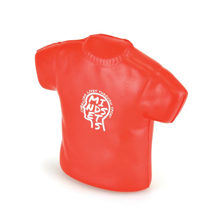 Stress T-Shirt-Red Stress T-Shirt-Red