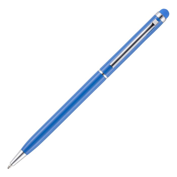 Soft Top Tropical Stylus Ball Pen-LIGHT BLUE Soft Top Tropical Stylus Ball Pen-LIGHT BLUE
