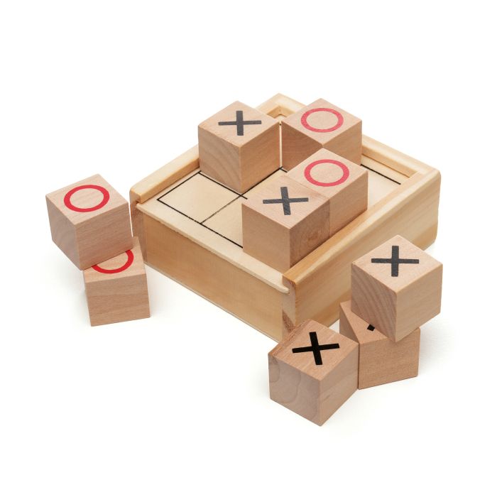 Wooden Noughts and Crosses Set Wooden Noughts and Crosses Set